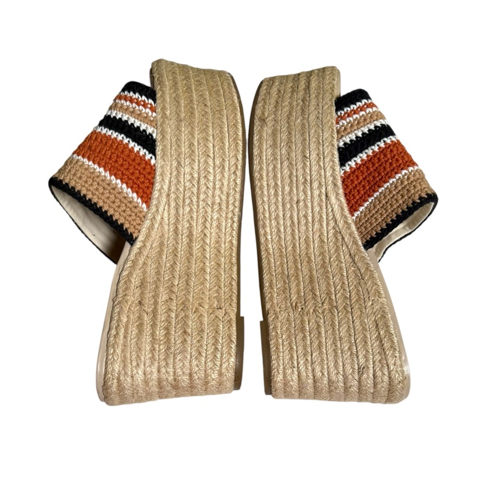 Marc Fisher Lannia Platform Sandal‎ Espadrille Slip-On Size 9 boho resort - Picture 4 of 7